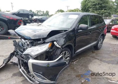 2018 Mitsubishi Outlander Es from USA, damaged, VIN JA4AZ3A32JZ058820